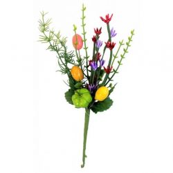   Hvti csokor,tojsokkal,22 cm.