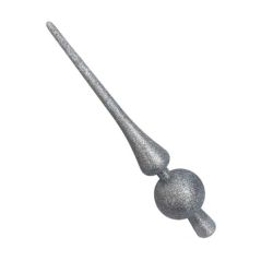   Ezst karcsonyfa cscsdsz, 29 cm