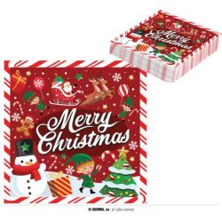   Karcsonyi szalvta Marry Christmas felirattal
