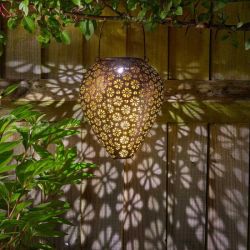   Led napelemes kltri fgglmpa, Zahra, meleg fehr, 22,5 cm