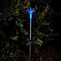   Napelemes kltri,liliom virg lmpa led vilgits,kk,86cm.