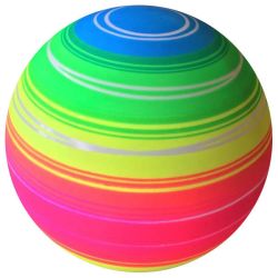   Gumilabda, neon cskos, 22 cm