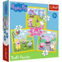   Peppa malac puzzle,3in1