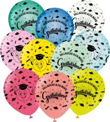   Ballagsi latex lufi, smiley mints, 10 db