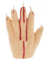   Halloweeni vres kz alak gyertya